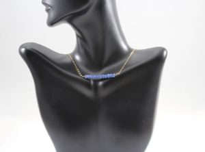 Sapphire Bar Necklace